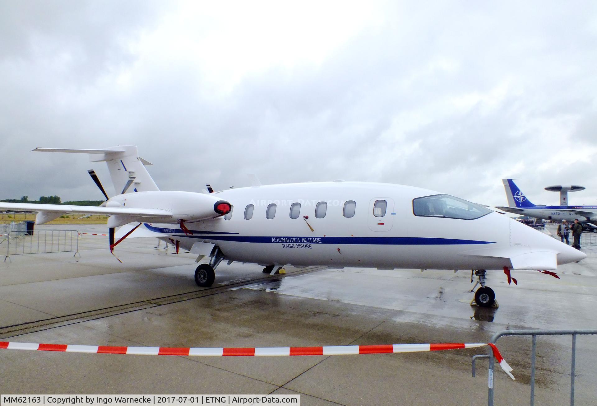 MM62163, Piaggio P-180AM Avanti C/N 1029, Piaggio P.180AM Avanti of the Aeronautica Militare Italiana AMI (Italian Air Force) at the NAEWF 35 years jubilee display Geilenkirchen 2017