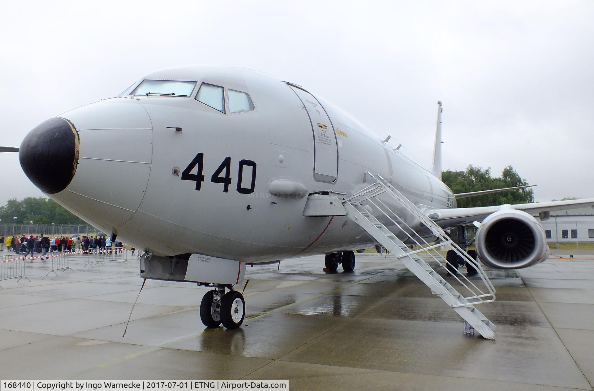 168440, 2013 Boeing P-8A Poseidon C/N 40820/4366, Boeing P-8A Poseidon of the USN at the NAEWF 35 years jubilee display Geilenkirchen 2017