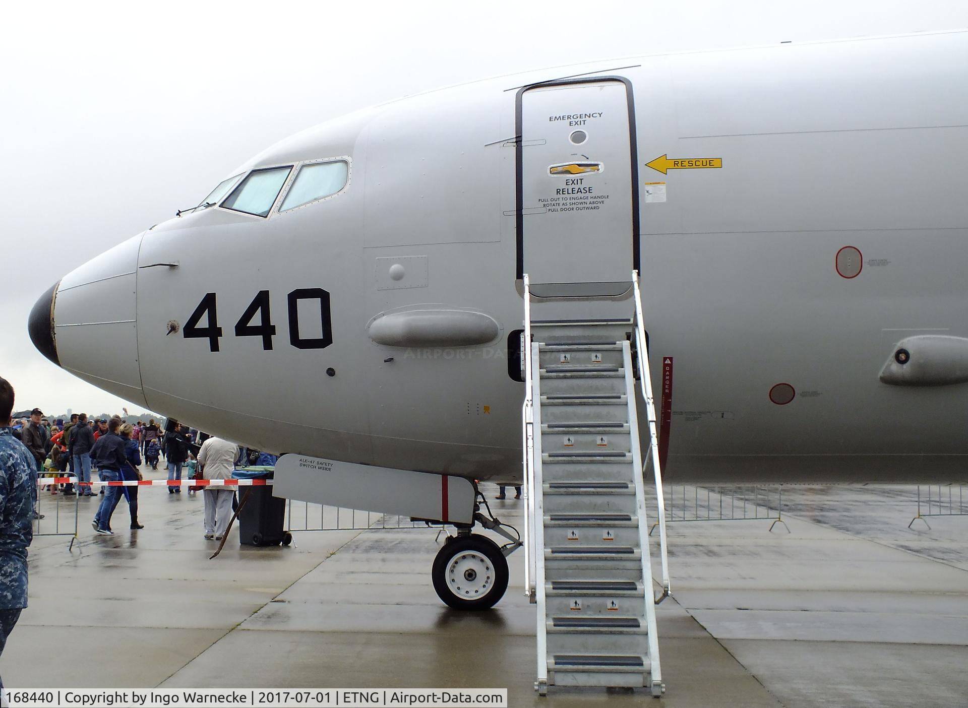 168440, 2013 Boeing P-8A Poseidon C/N 40820/4366, Boeing P-8A Poseidon of the USN at the NAEWF 35 years jubilee display Geilenkirchen 2017