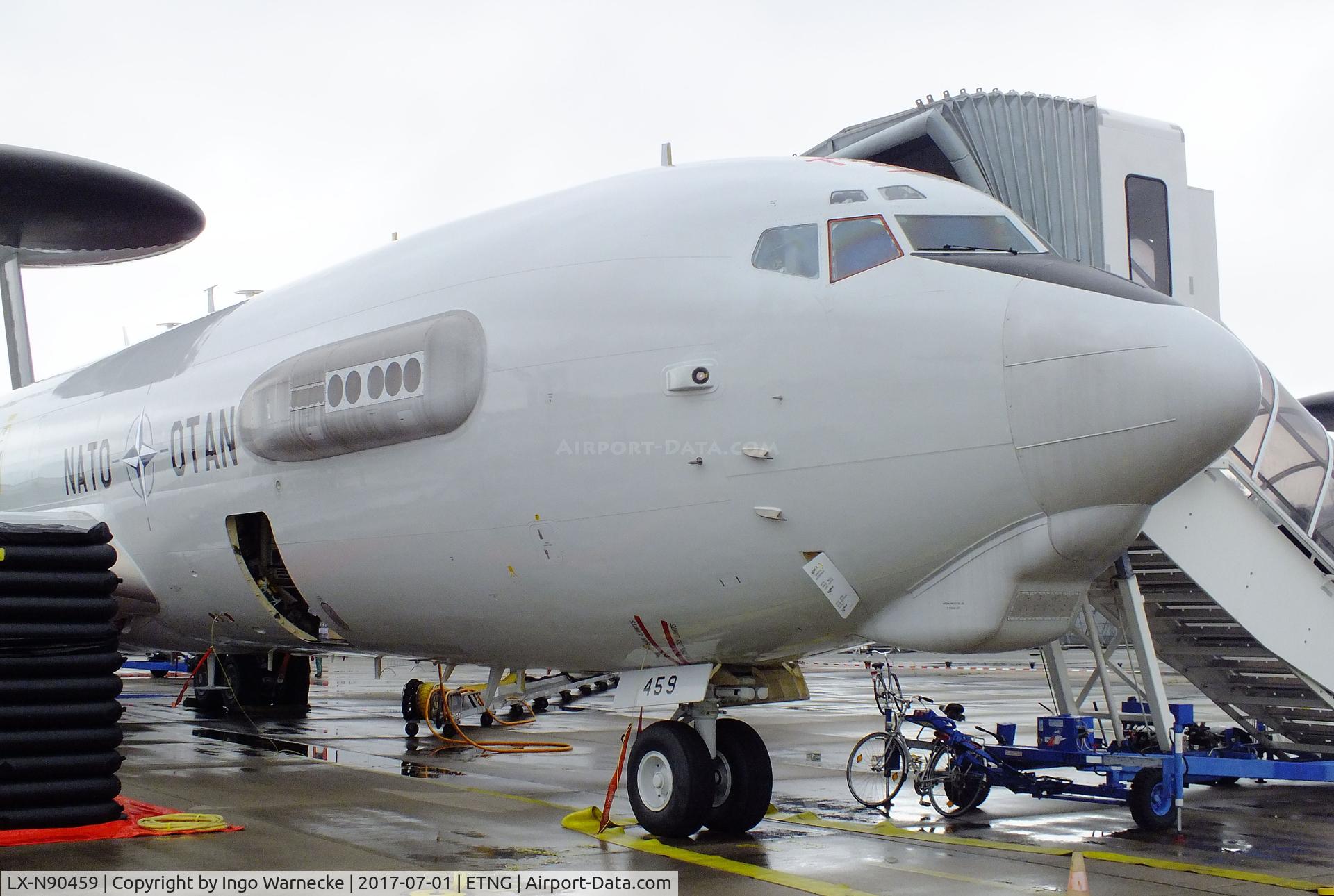 LX-N90459, 1985 Boeing E-3A Sentry C/N 22854, Boeing E-3A Sentry of the NAEW&C E-3A Component at the NAEWF 35 years jubilee display Geilenkirchen 2017