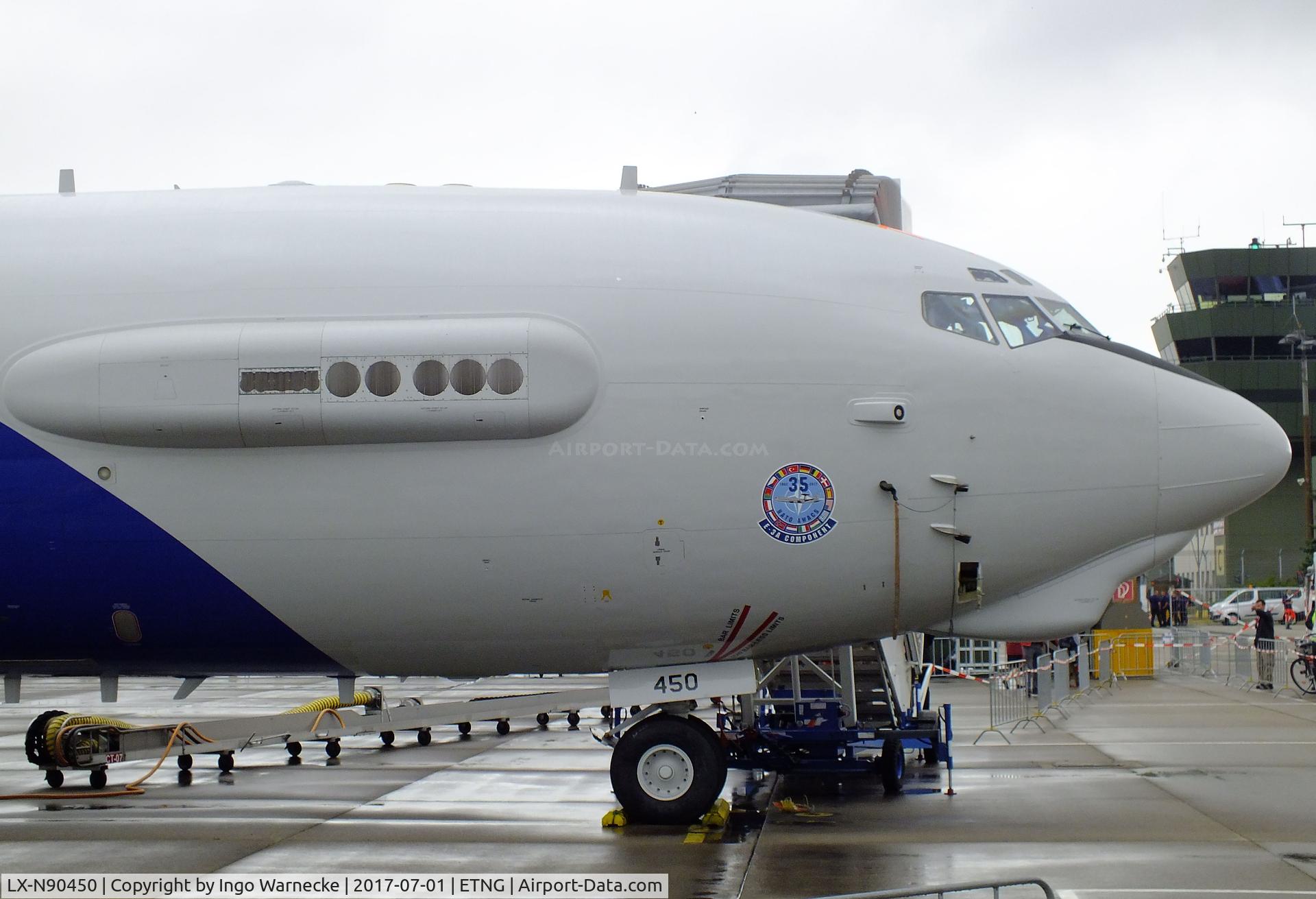 LX-N90450, 1979 Boeing E-3A Sentry C/N 22845, Boeing E-3A Sentry of the NAEW&C E-3A Component in 'NATO AWACS 35 years' special colours at the NAEWF 35 years jubilee display Geilenkirchen 2017
