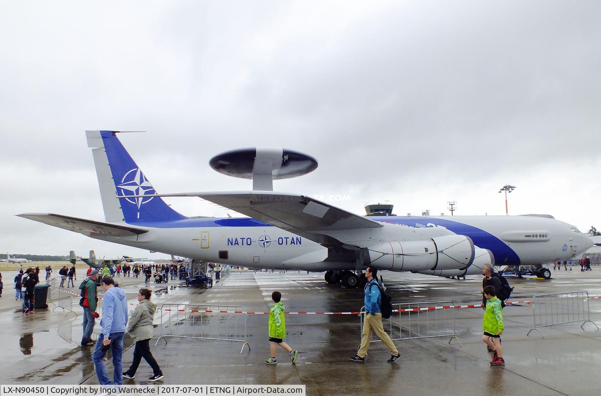 LX-N90450, 1979 Boeing E-3A Sentry C/N 22845, Boeing E-3A Sentry of the NAEW&C E-3A Component in 'NATO AWACS 35 years' special colours at the NAEWF 35 years jubilee display Geilenkirchen 2017