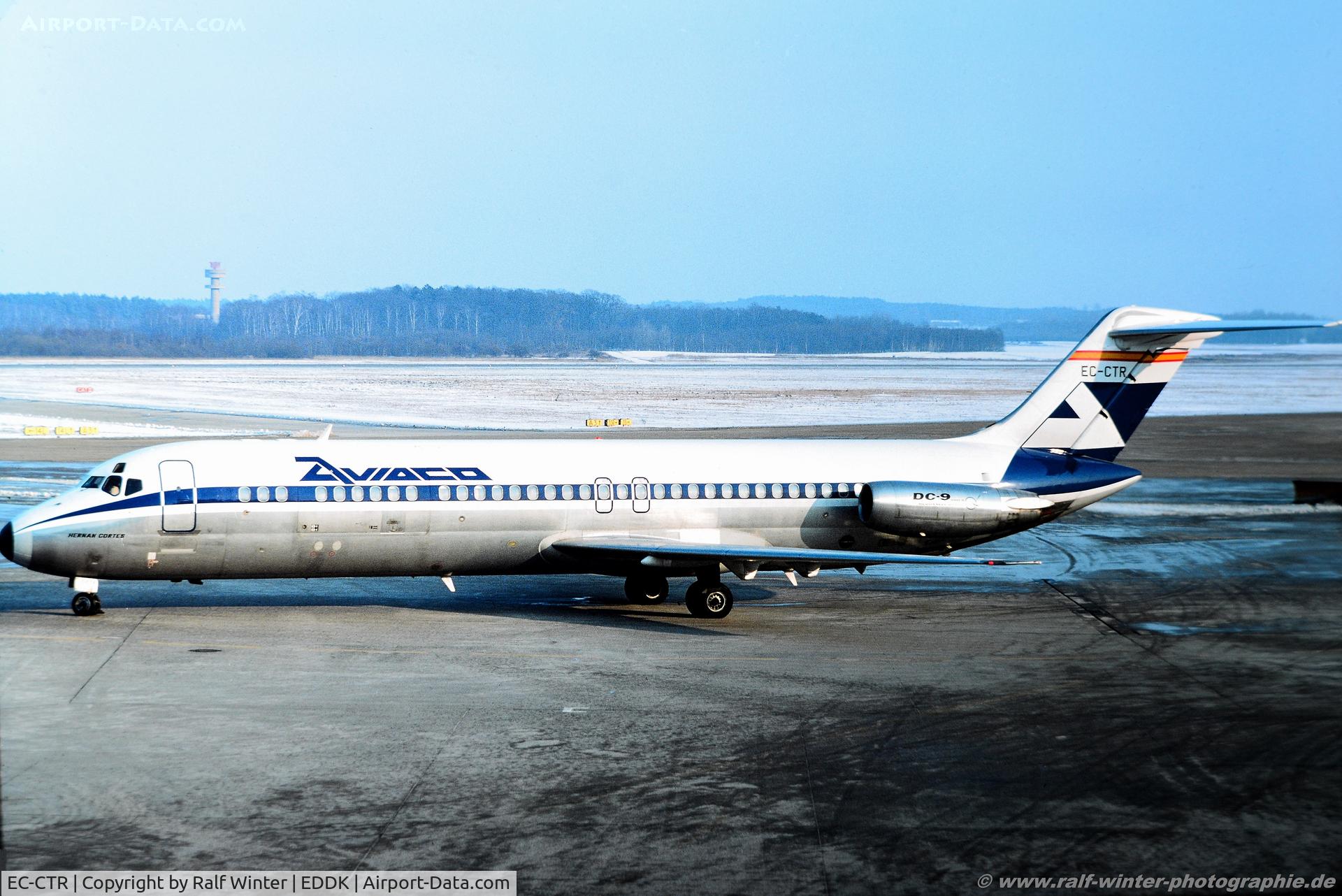EC-CTR, 1976 Douglas DC-9-34F C/N 47702, Douglas DC9-34CF - Aviaco 'Hernan Cortez' - 47702 - EC-CTR - 03.1978 - CGN