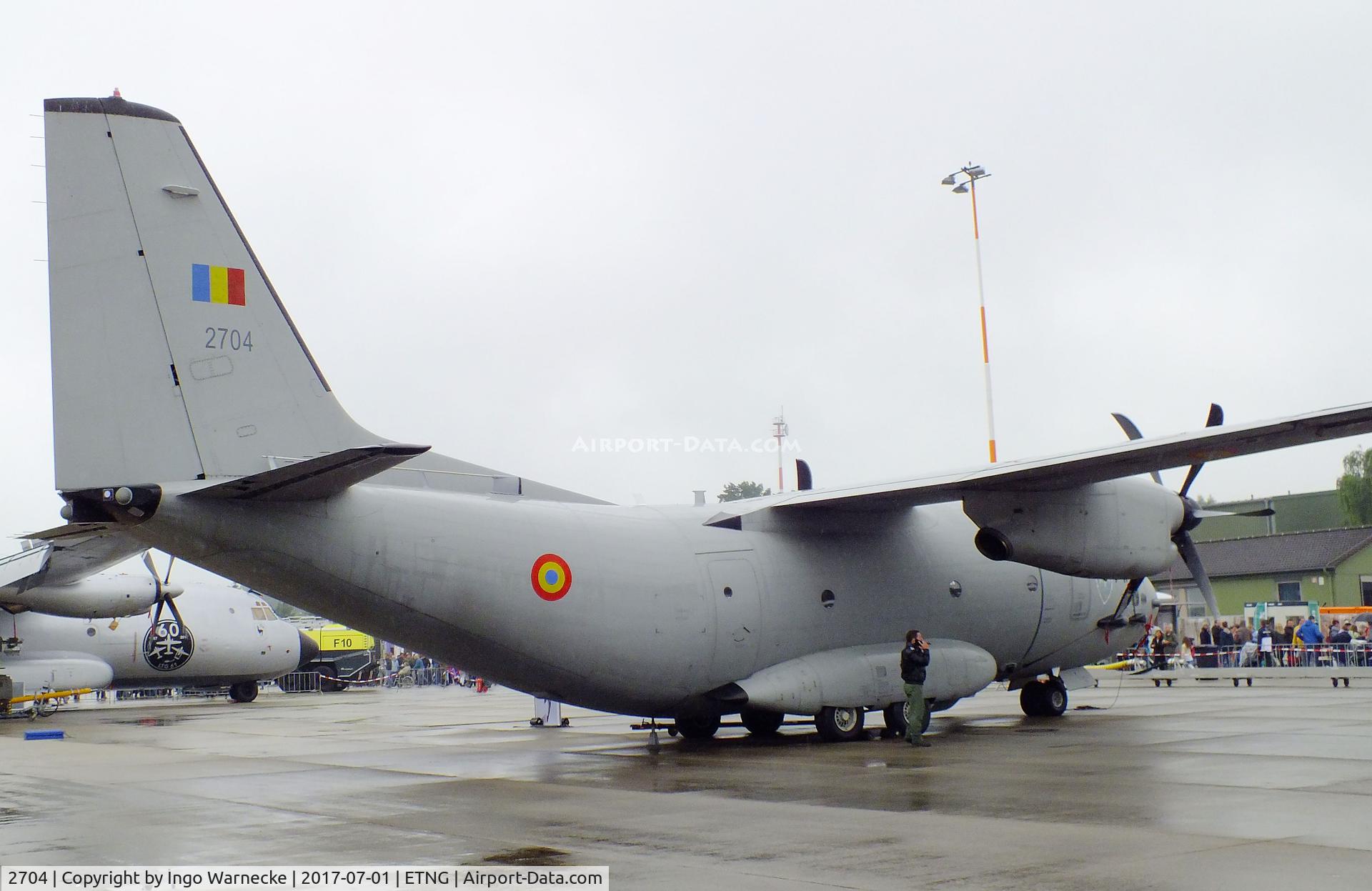 2704, Alenia C-27J Spartan C/N 4165, Alenia C-27J Spartan of the Romanian Air Force at the NAEWF 35 years jubilee display Geilenkirchen 2017