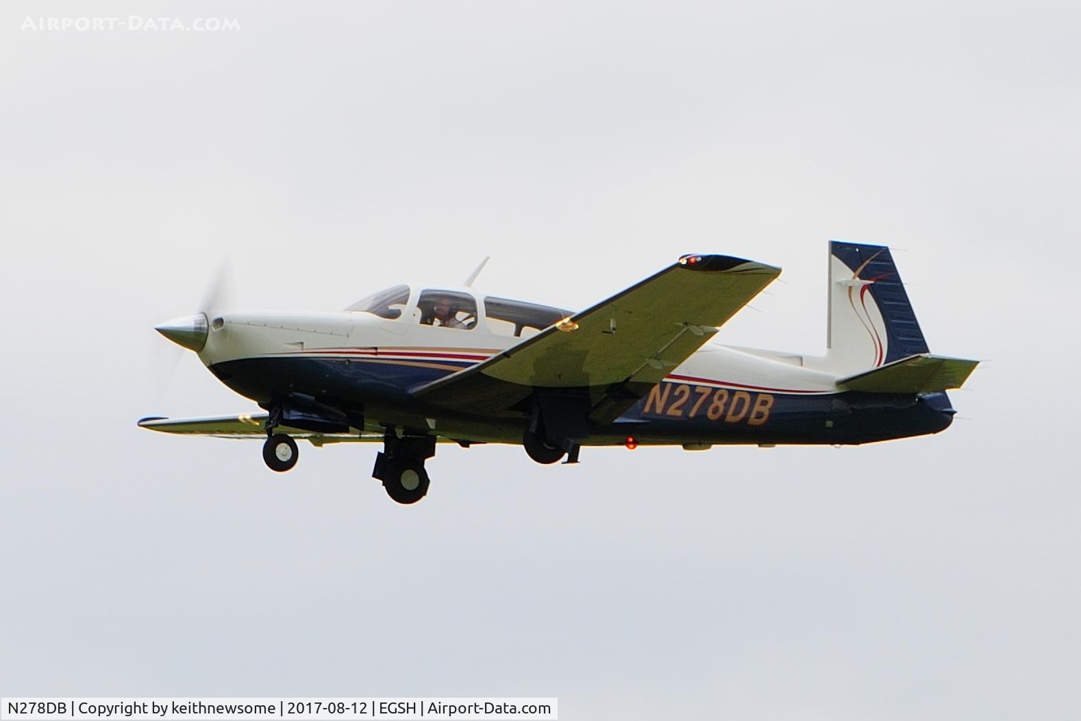 N278DB, 2003 Mooney M20R Ovation C/N 29-0301, Nice Visitor.