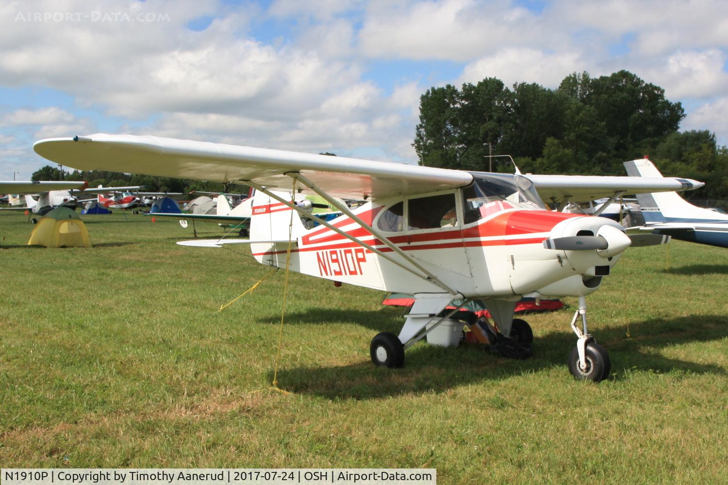 N1910P, 1955 Piper PA-22-150 C/N 22-2657, 1955 Piper PA-22-150, c/n: 22-2657
