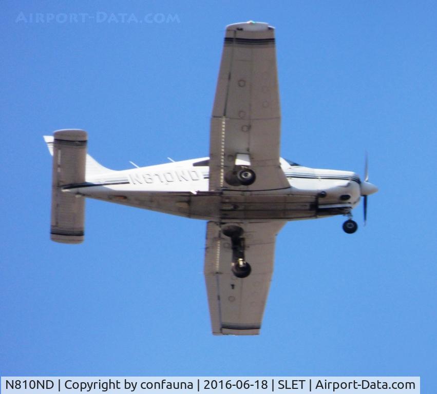 N810ND, 1989 Piper PA-28R-201 Cherokee Arrow III C/N 2837019, Arriving to El Trompillo