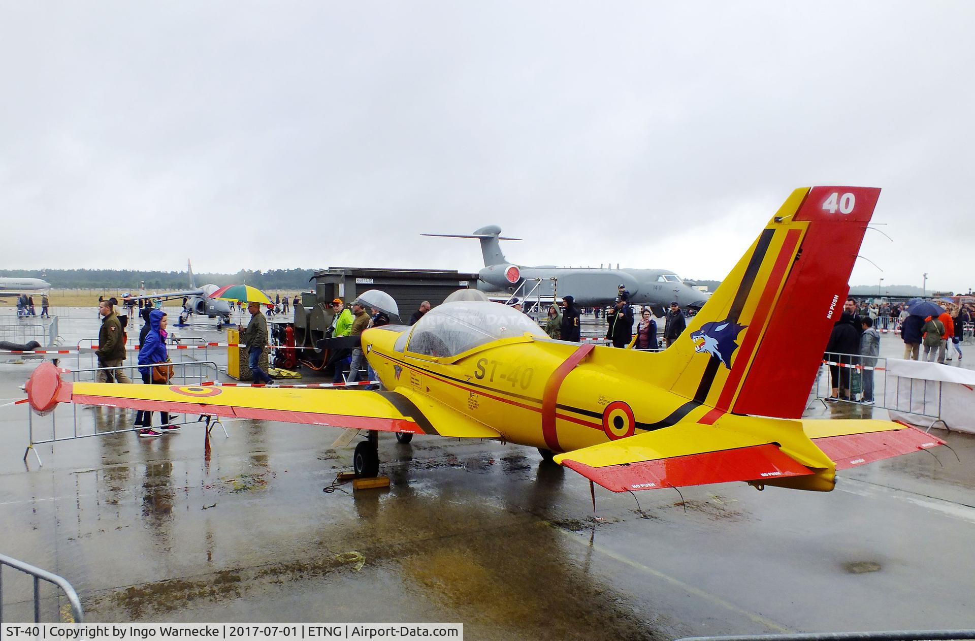 ST-40, 1992 SIAI-Marchetti SF-260D C/N 840, SIAI-Marchetti SF.260D of the Force Aerienne Belge at the NAEWF 35 years jubilee display Geilenkirchen 2017