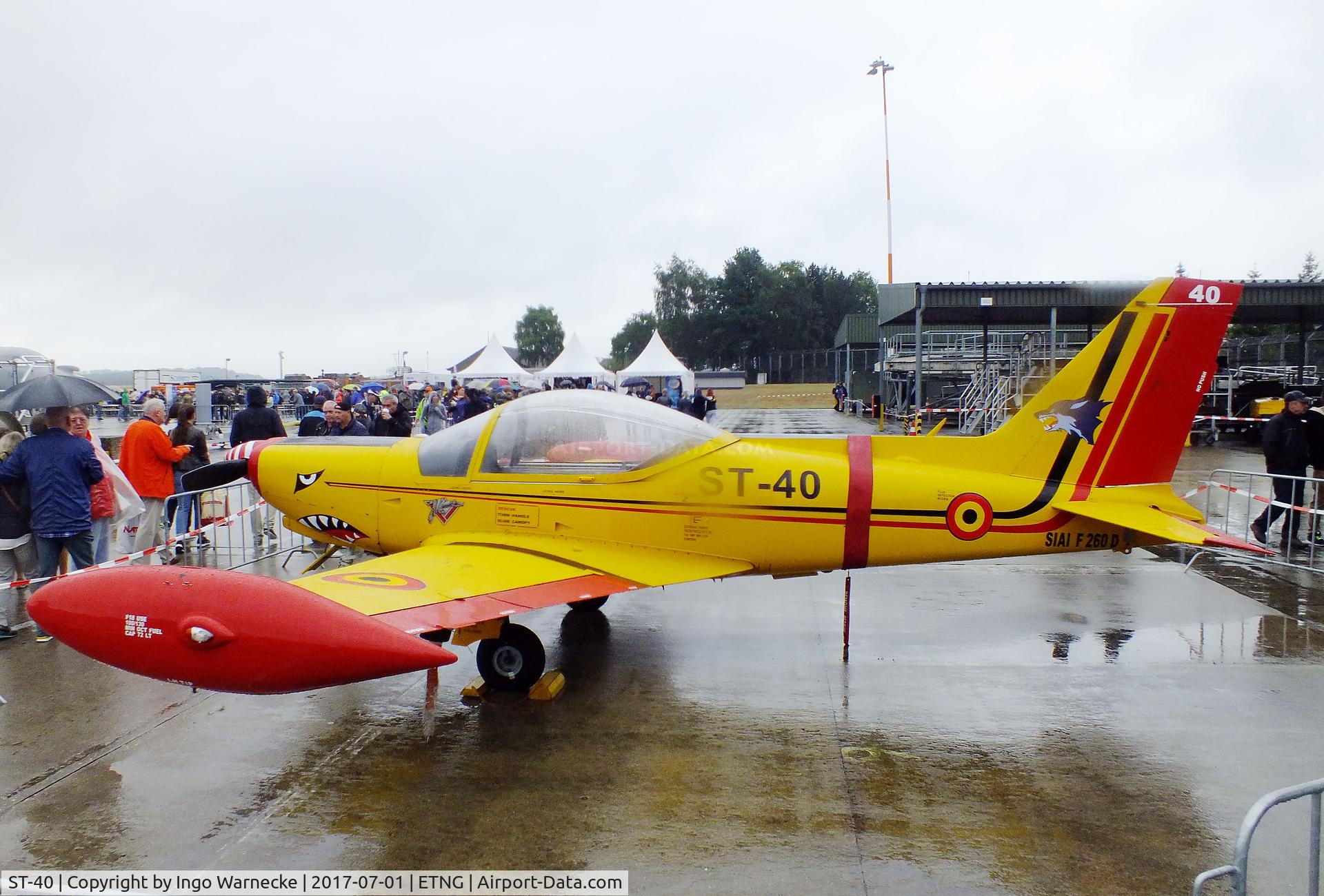 ST-40, 1992 SIAI-Marchetti SF-260D C/N 840, SIAI-Marchetti SF.260D of the Force Aerienne Belge at the NAEWF 35 years jubilee display Geilenkirchen 2017