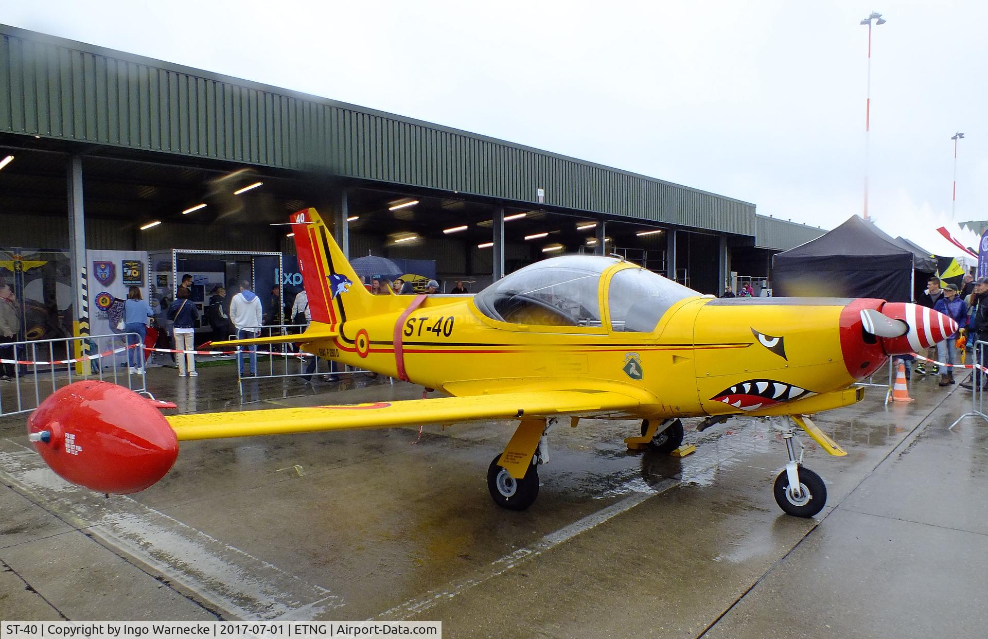 ST-40, 1992 SIAI-Marchetti SF-260D C/N 840, SIAI-Marchetti SF.260D of the Force Aerienne Belge at the NAEWF 35 years jubilee display Geilenkirchen 2017
