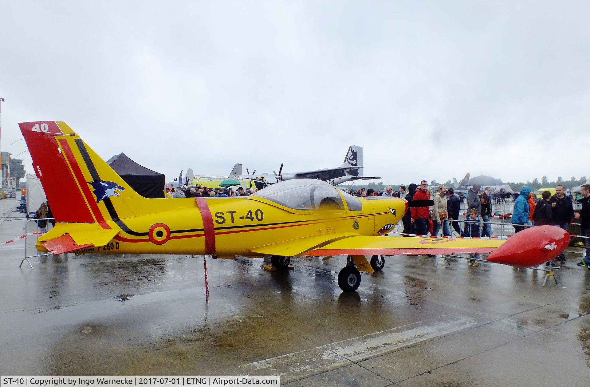 ST-40, 1992 SIAI-Marchetti SF-260D C/N 840, SIAI-Marchetti SF.260D of the Force Aerienne Belge at the NAEWF 35 years jubilee display Geilenkirchen 2017