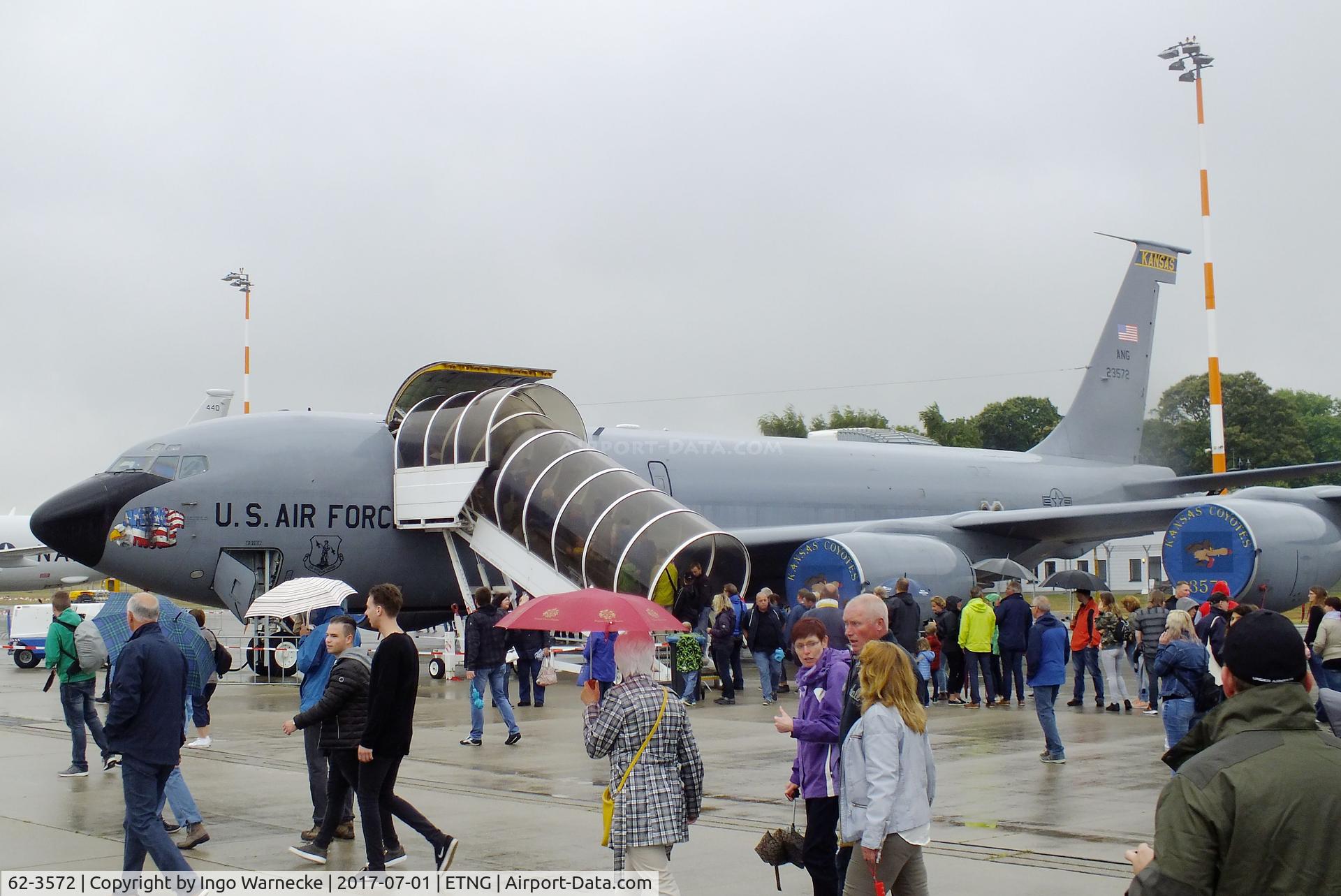 62-3572, 1962 Boeing KC-135R Stratotanker C/N 18555, Boeing KC-135R Stratotanker of ANG at the NAEWF 35 years jubilee display Geilenkirchen 2017