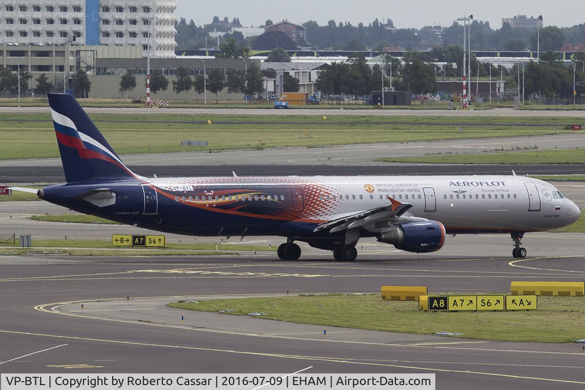 VP-BTL, 2013 Airbus A321-211 C/N 5881, Schiphol