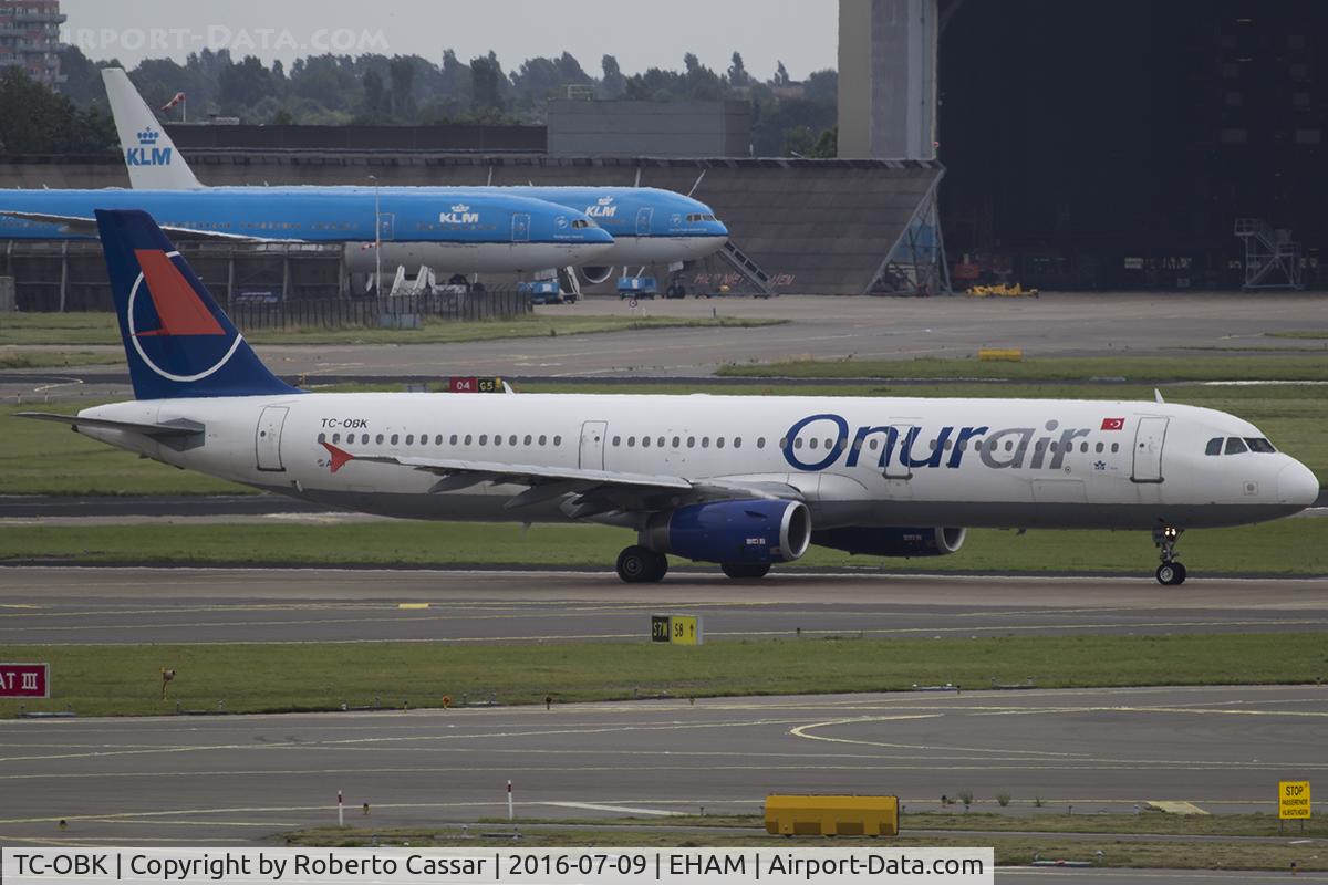 TC-OBK, 1998 Airbus A321-231 C/N 792, Schiphol