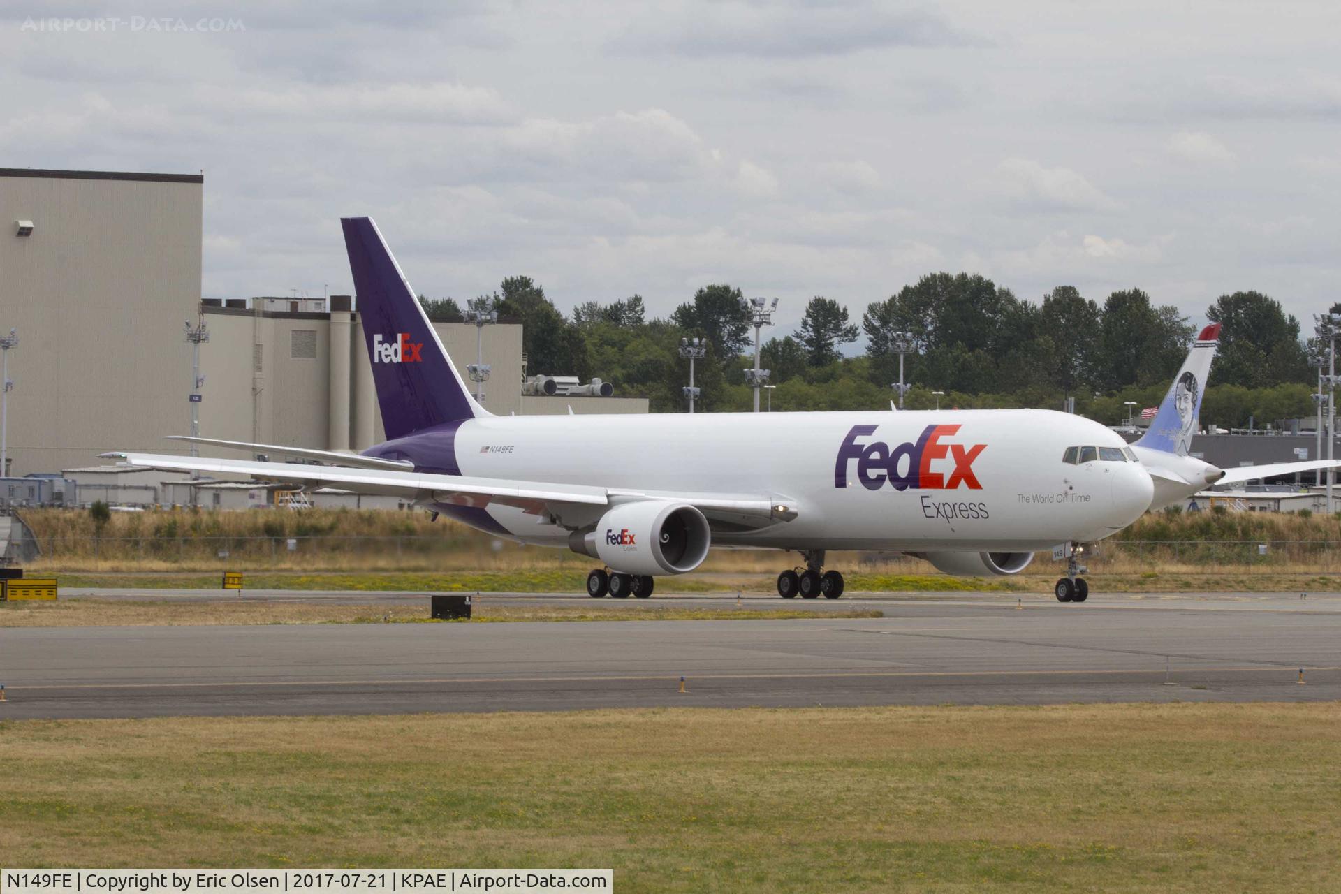 N149FE, 2017 Boeing 767-3S2F/ER C/N 62947, 767 getting ready to leave KPAE.