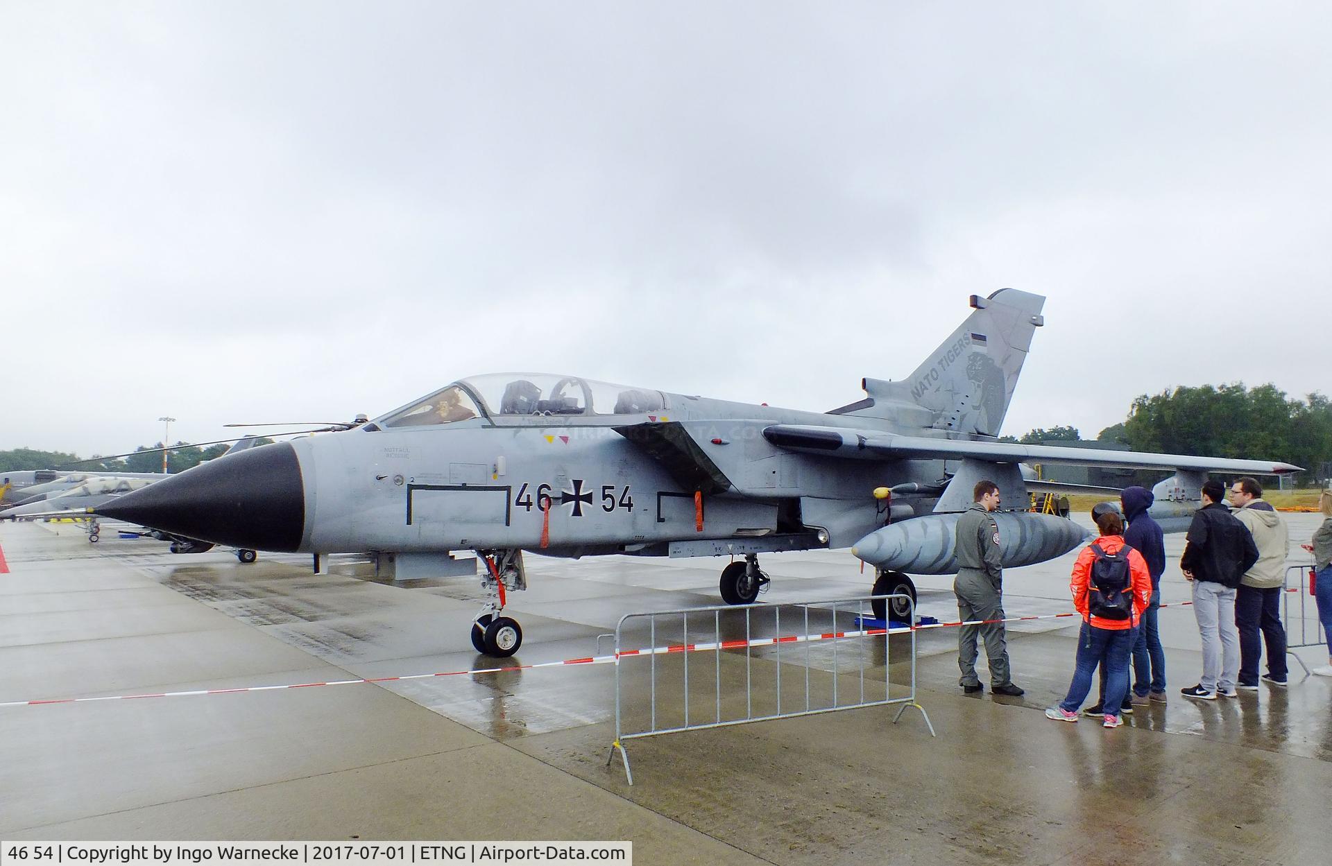 46 54, Panavia Tornado ECR C/N 898/GS287/4354, Panavia Tornado ECR of the Luftwaffe (German Air Force) at the NAEWF 35 years jubilee display Geilenkirchen 2017
