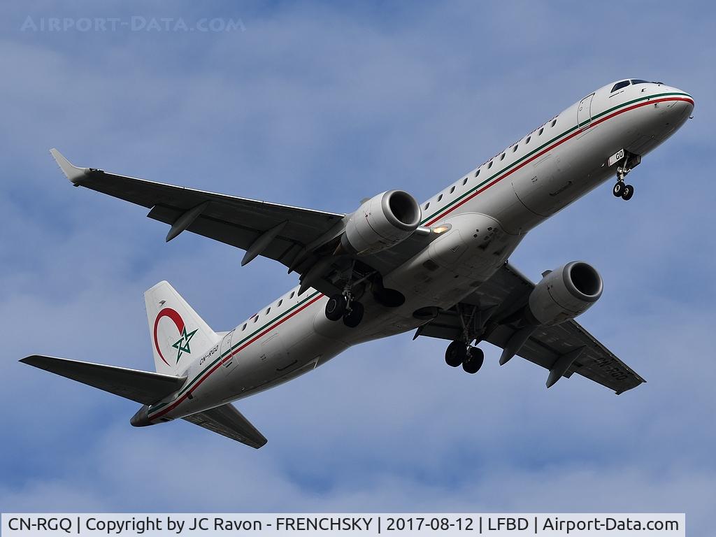 CN-RGQ, 2014 Embraer 190AR (ERJ-190-100IGW) C/N 19000682, AT792 landing runway 23 from Casablanca