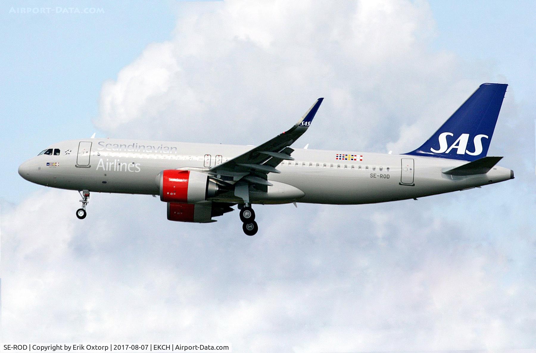 SE-ROD, 2017 Airbus A320-251N C/N 7755, SE-ROD landing rw 22L