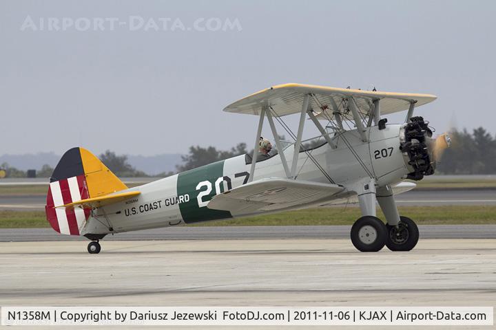 N1358M, 1941 Boeing B75N1 C/N 75-1229, Boeing B-75N1 Stearman CN 75-1229, N1358M