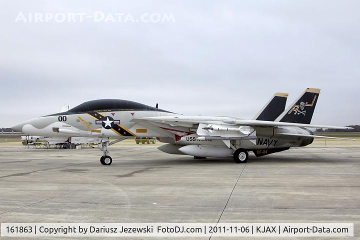 161863, Grumman F-14A Tomcat C/N 499, F-14A Tomcat 161863 AJ-00 from VF-84 Jolly Rogers NAS Oceana, VA