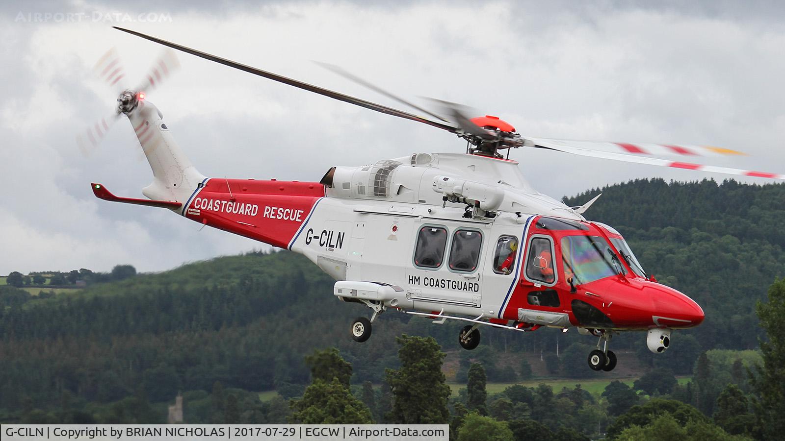G-CILN, 2014 AgustaWestland AW-139 C/N 31586, Returning to South Wales, after refueling.