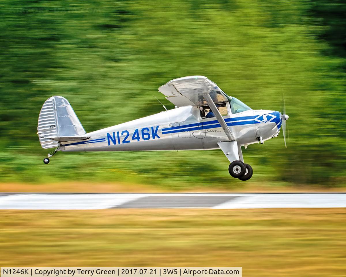 N1246K, 1946 Luscombe 8A C/N 3973, 3W5
