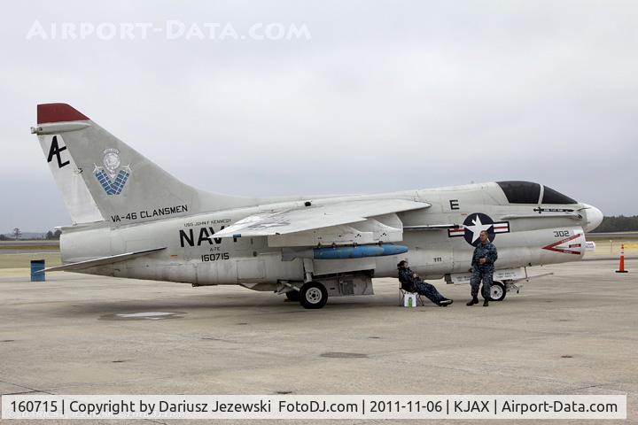 160715, LTV A-7E Corsair II C/N E-548, Chance Vought A-7E Corsair 160715 AC-302 from VA-46