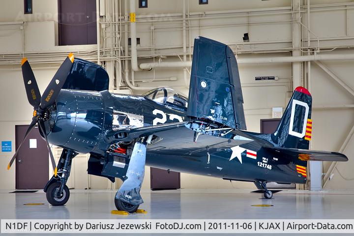N1DF, 1948 Grumman F8F-2 (G58) Bearcat C/N D.1122, Grumman F8F-2 CN 121748, NX1DF