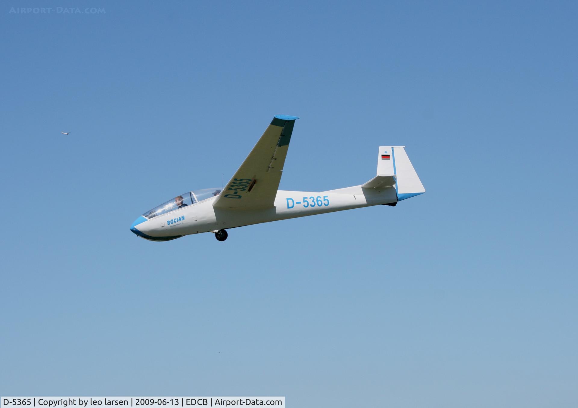 D-5365, 1970 SZD 9bis Bocian 1E C/N P-521, Ballenstedt 13.6.2009