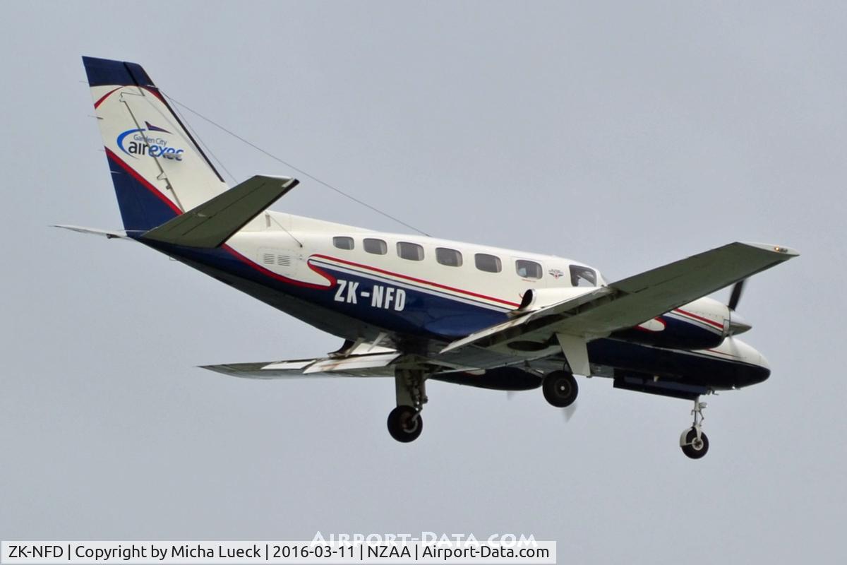 ZK-NFD, 1980 Cessna 441 Conquest II C/N 441-0141, At Auckland