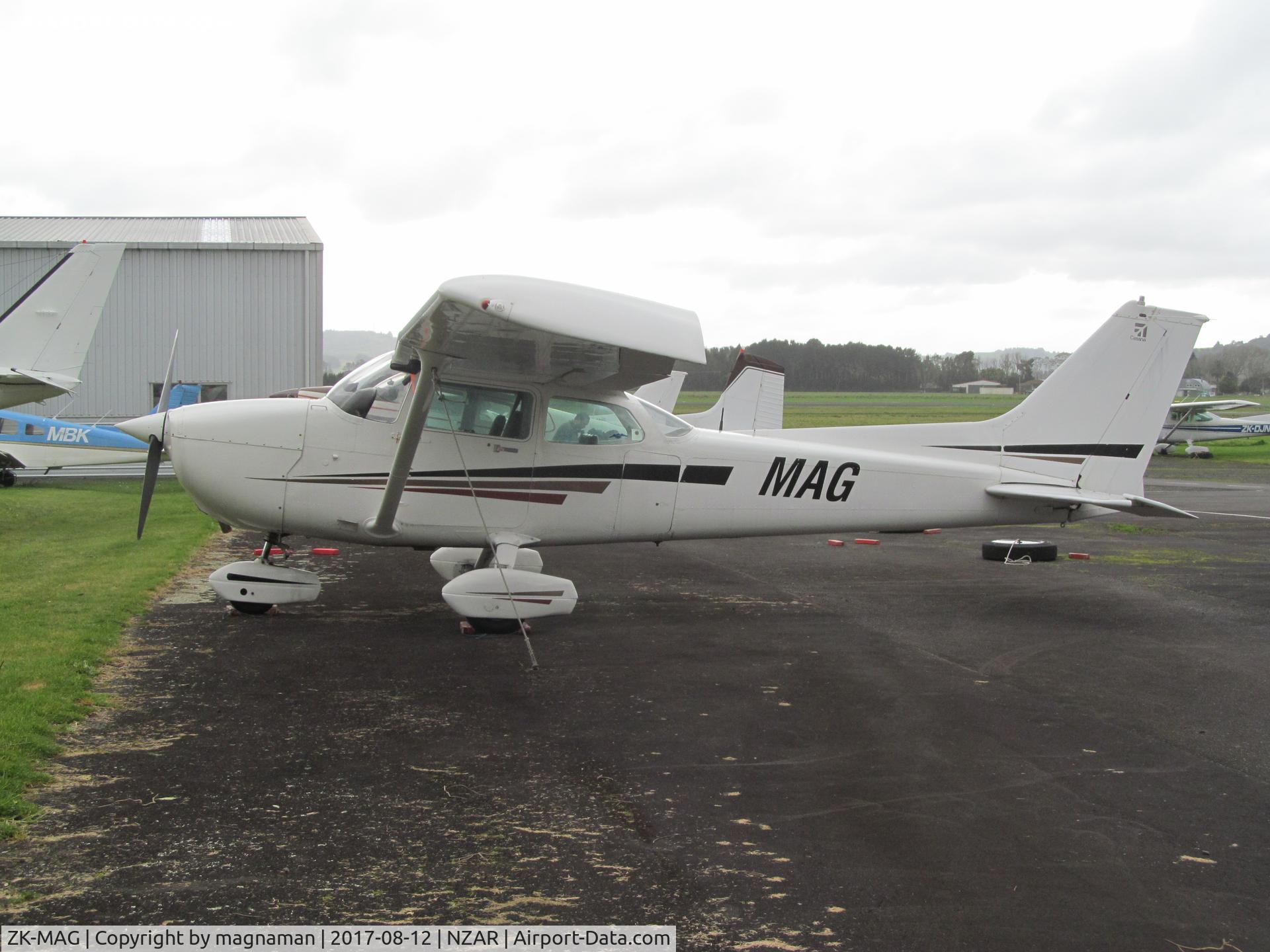 ZK-MAG, Cessna 172P C/N 17275101, at club apron
