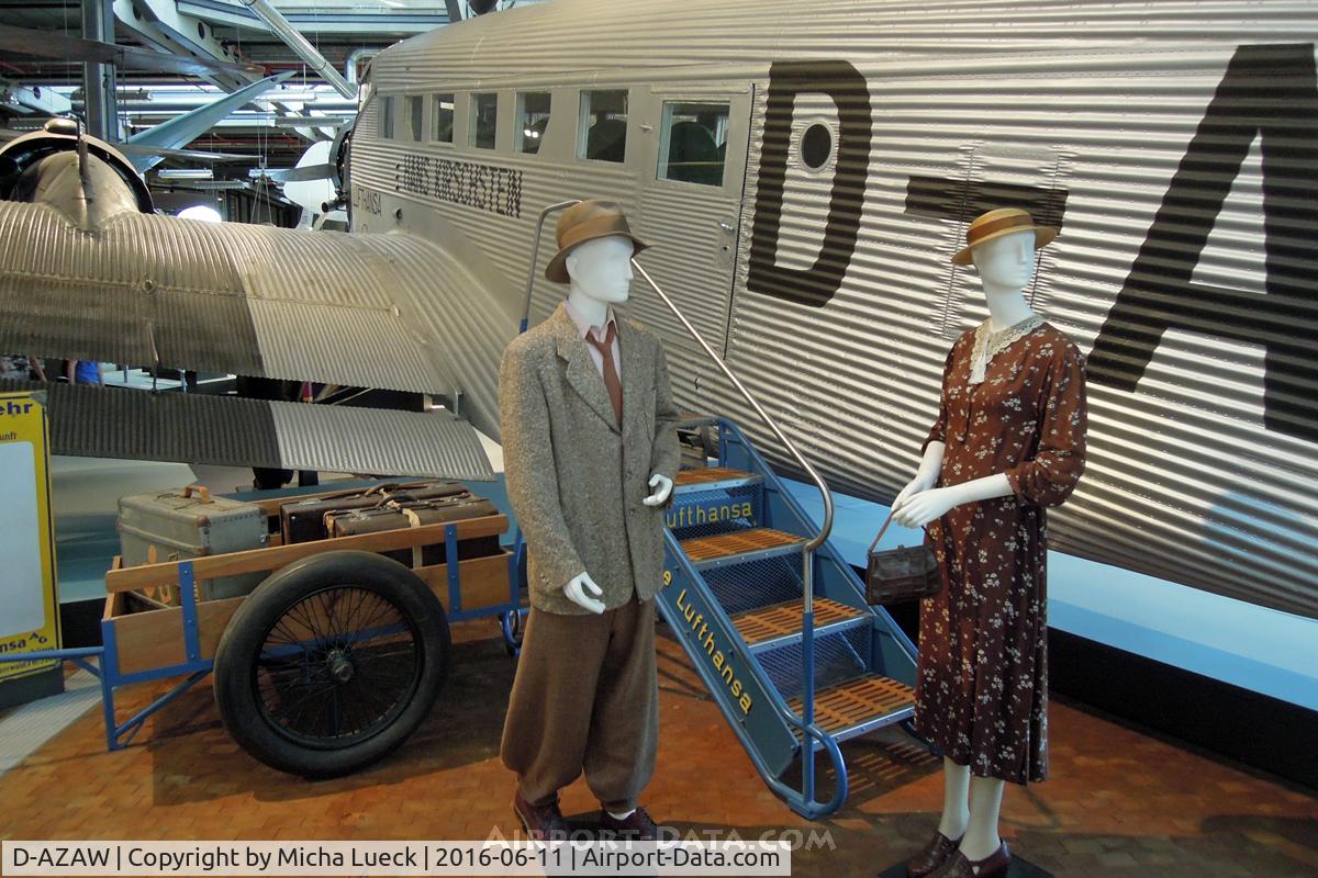 D-AZAW, Junkers Ju-52/3mte C/N 7220, At the German Museum for Technology in Berlin