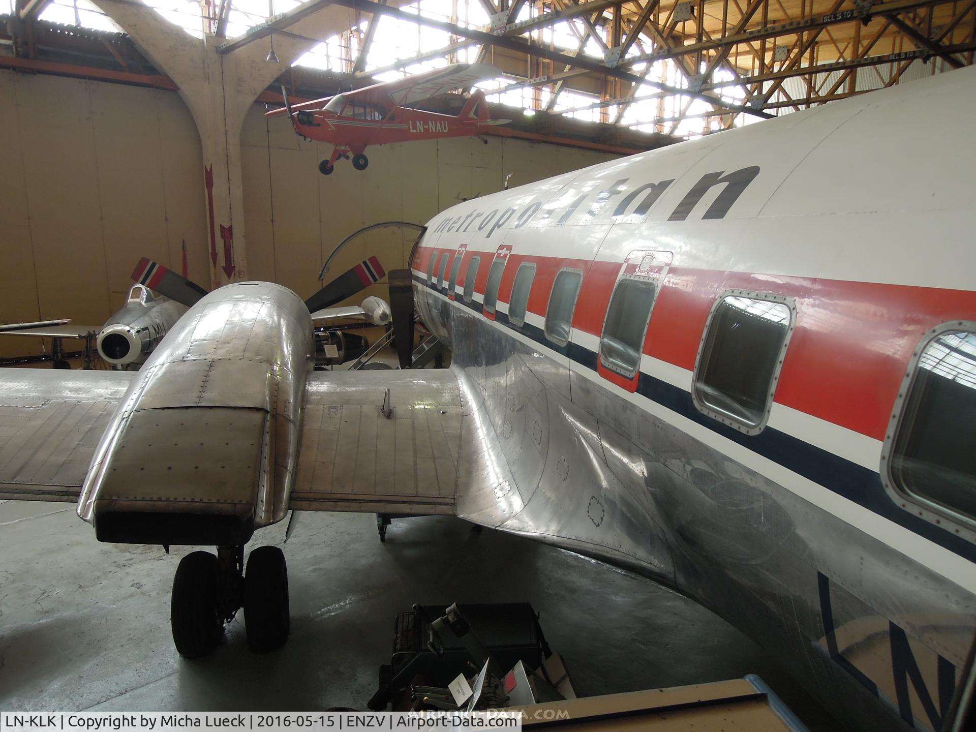 LN-KLK, 1956 Convair 440-75 Metropolitan C/N 357, At the Flyhistorisk Museum in Stavanger