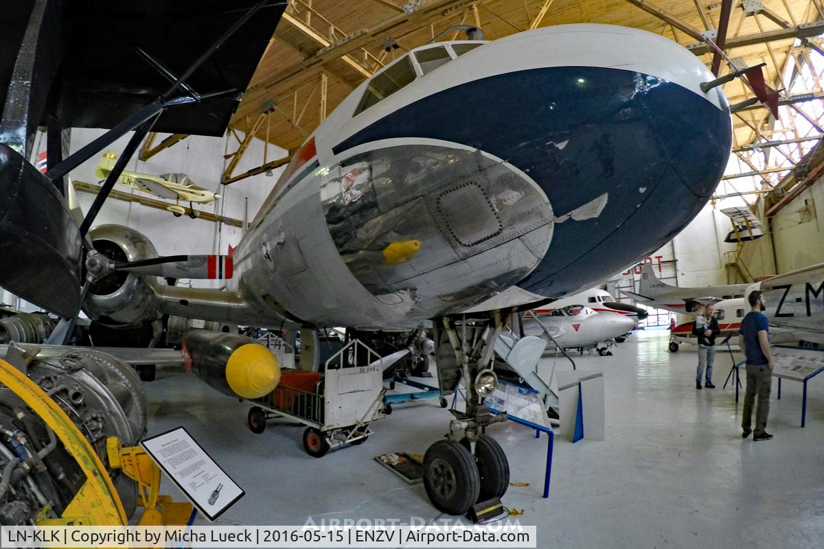 LN-KLK, 1956 Convair 440-75 Metropolitan C/N 357, At the Flyhistorisk Museum in Stavanger