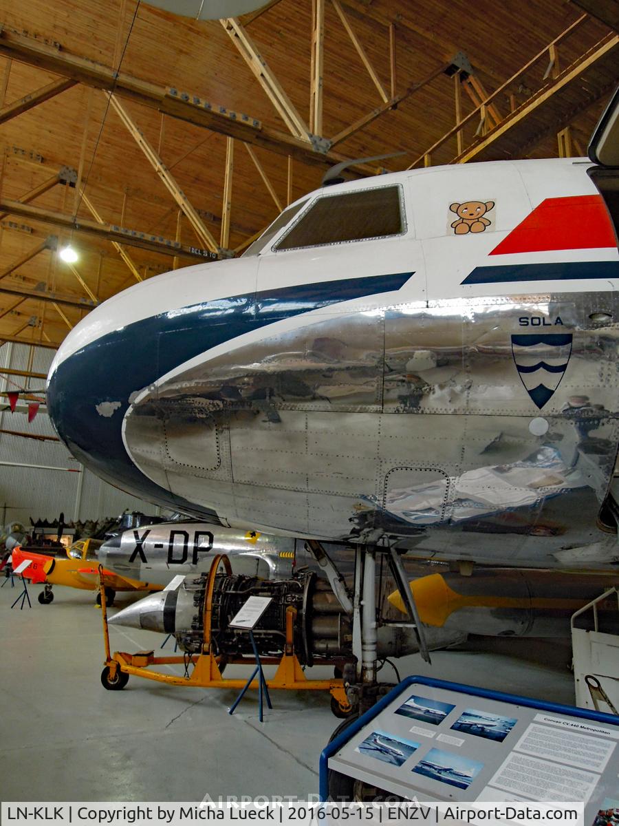 LN-KLK, 1956 Convair 440-75 Metropolitan C/N 357, At the Flyhistorisk Museum in Stavanger