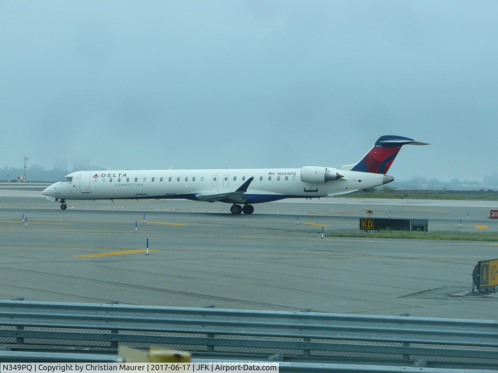 N349PQ, 2015 Bombardier CRJ-900ER (CL-600-2D24) C/N 15349, CRJ-900ER