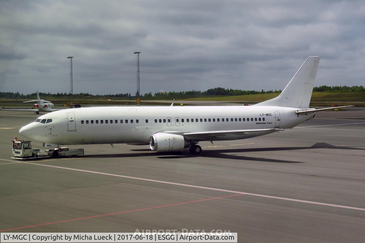 LY-MGC, 1991 Boeing 737-4Y0 C/N 24904, At Gothenburg