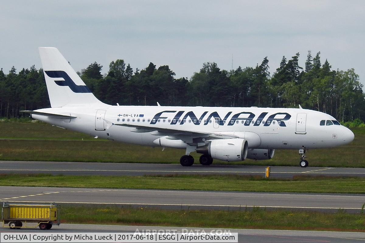 OH-LVA, 1999 Airbus A319-112 C/N 1073, At Gothenburg