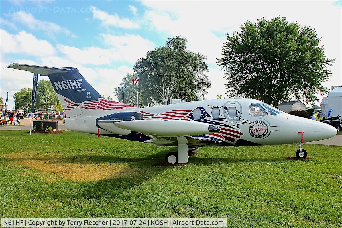 N61HF, 2007 Eclipse Aviation Corp EA500 C/N 000012, At 2017 EAA Airventure at Oshkosh