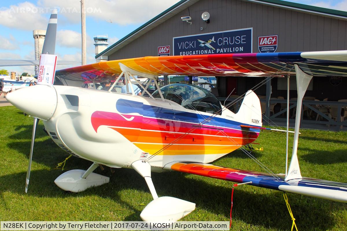 N28EK, 1986 Christen Eagle II C/N 0001 (N28EK), At 2017 EAA Airventure at Oshkosh