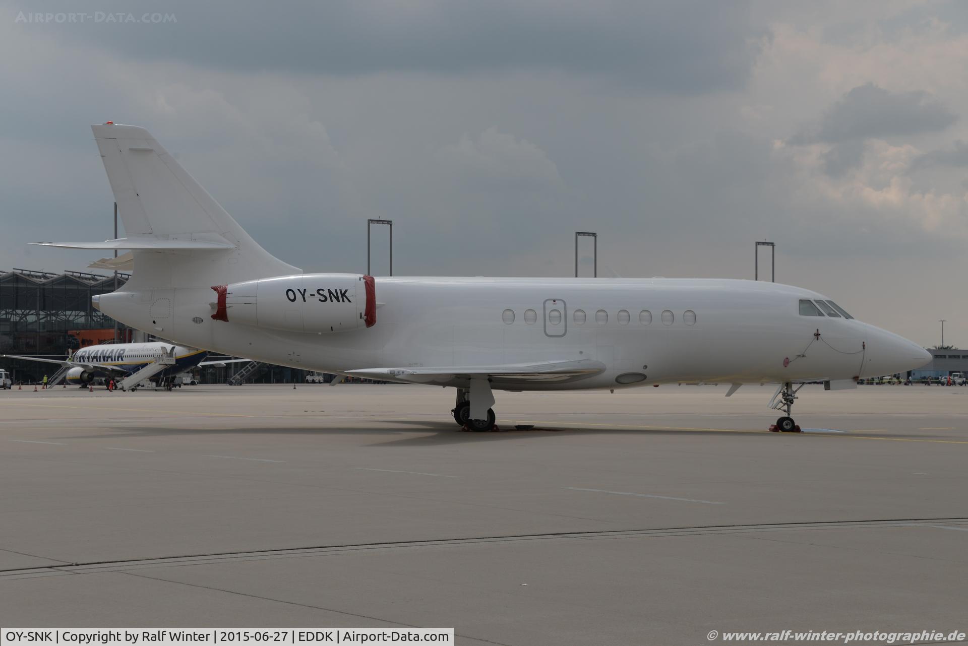 OY-SNK, 2005 Dassault Falcon 2000LX C/N 223, Dassault Facon 2000 - MMD Air Alsie - 223 - OY-SNK - 27.06.2015 - CGN