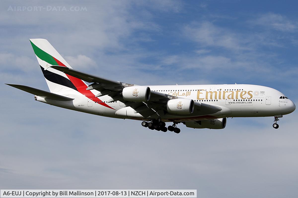 A6-EUJ, 2016 Airbus A380-861 C/N 222, EK412 from SYD