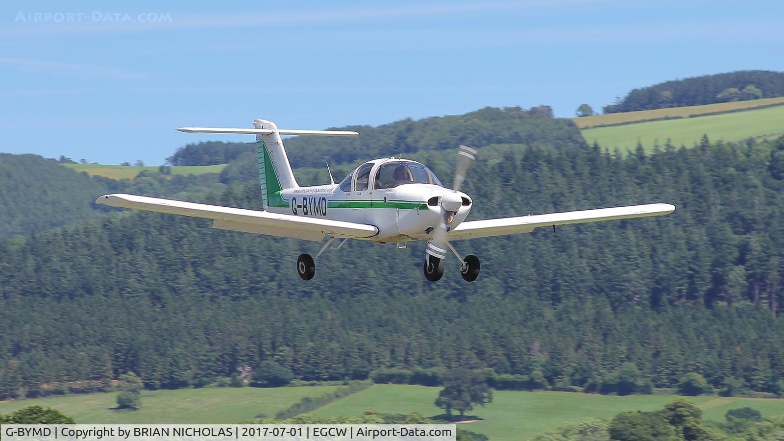 G-BYMD, 1982 Piper PA-38-112 Tomahawk Tomahawk C/N 38-82A0009, Training flight.