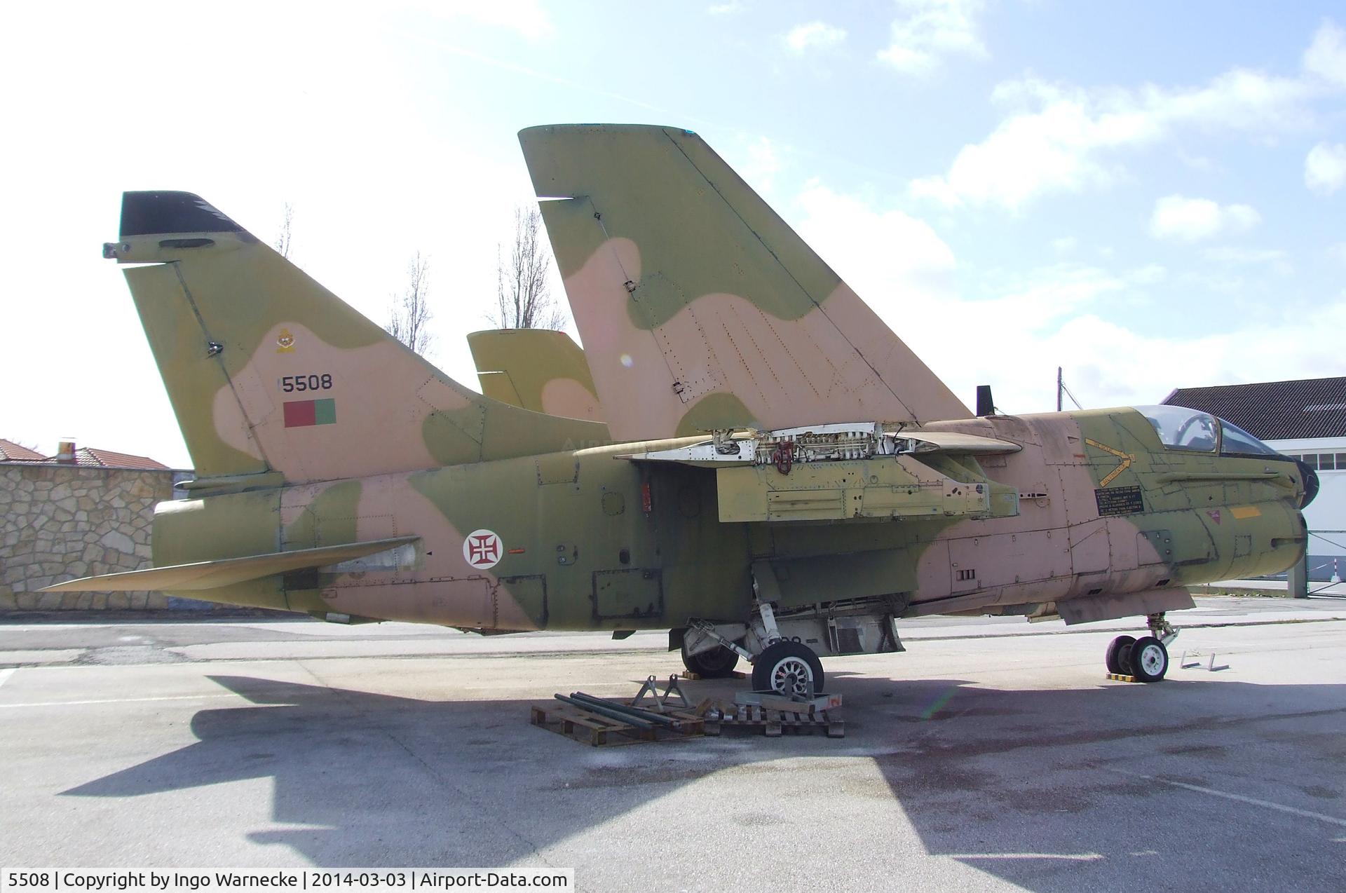 5508, LTV A-7P Corsair II C/N A-128, LTV A-7P Corsair II at the Museu do Ar, Alverca
