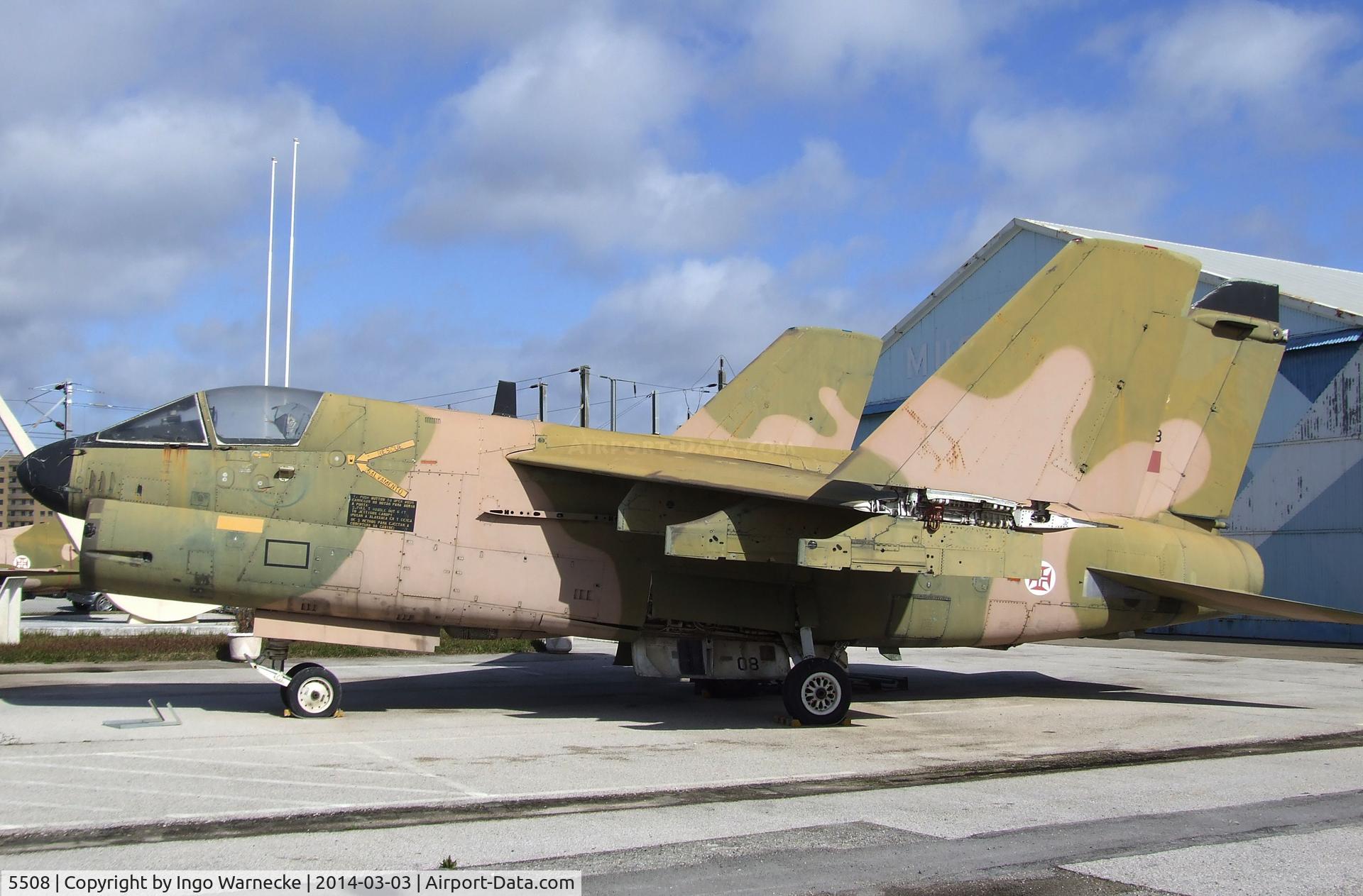 5508, LTV A-7P Corsair II C/N A-128, LTV A-7P Corsair II at the Museu do Ar, Alverca