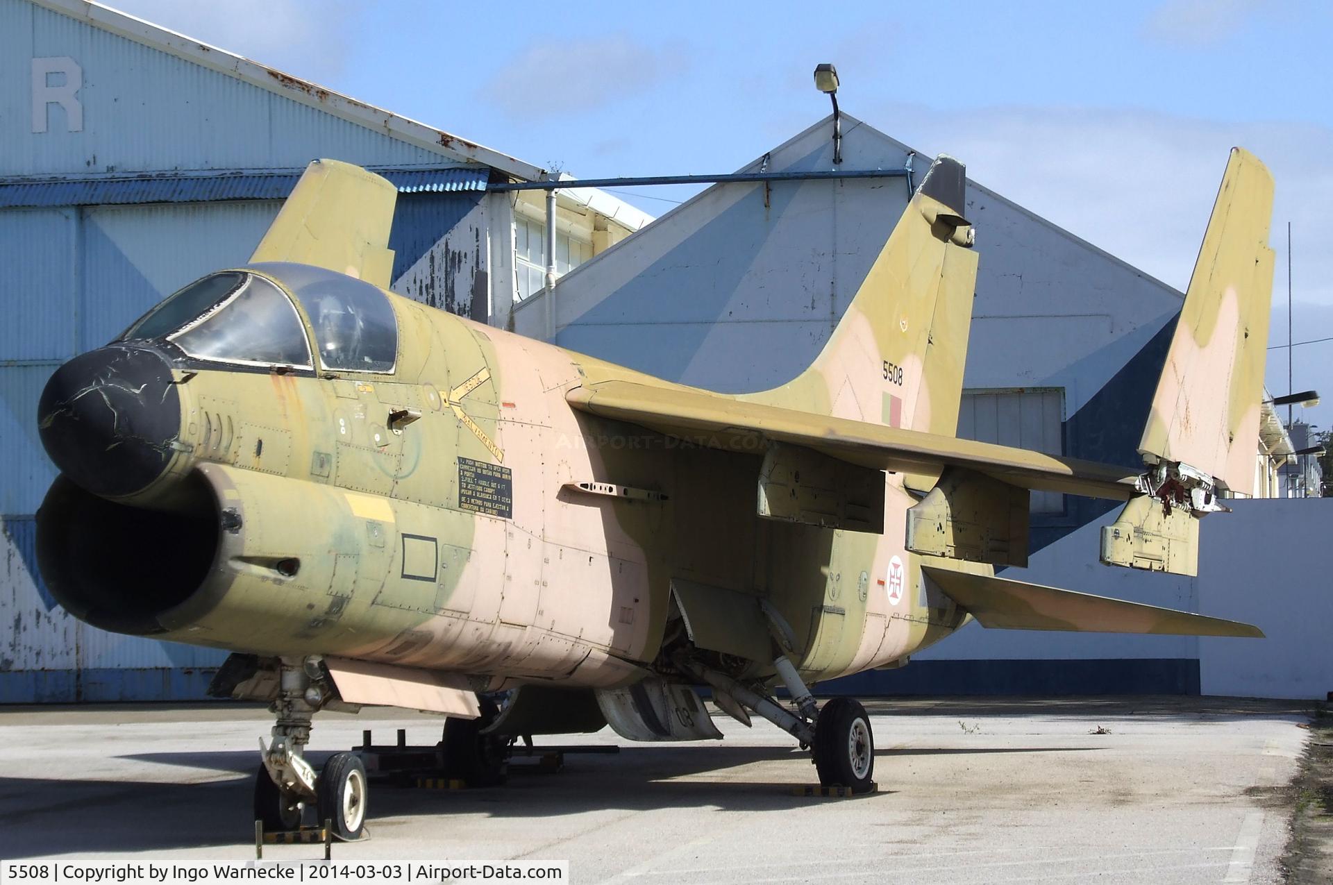 5508, LTV A-7P Corsair II C/N A-128, LTV A-7P Corsair II at the Museu do Ar, Alverca