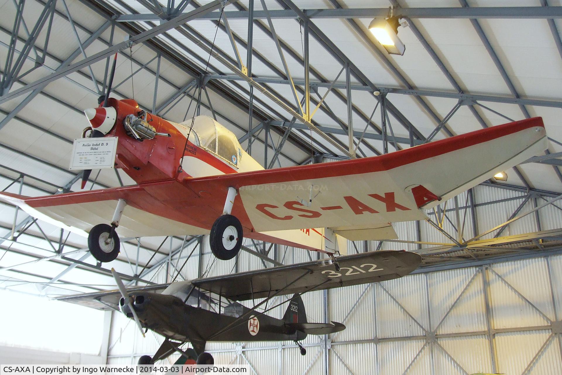 CS-AXA, Jodel D-9 Bebe Bebe C/N 436, Jodel D.9 Bebe at the Museu do Ar, Alverca