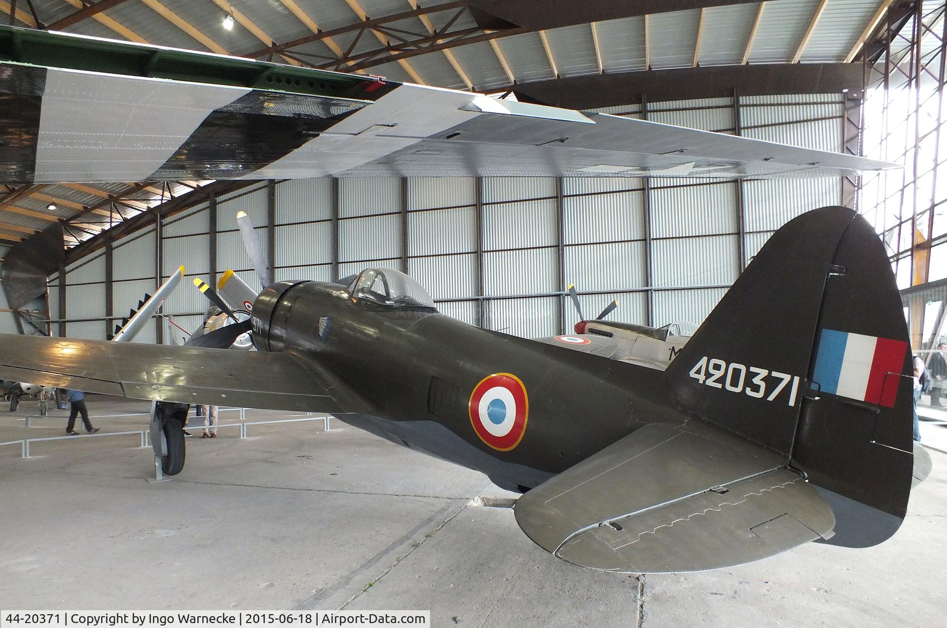 44-20371, 1942 Republic P-47D Thunderbolt C/N Not found 44-20371, Republic P-47D Thunderbolt at the Musee de l'Air, Paris/Le Bourget
