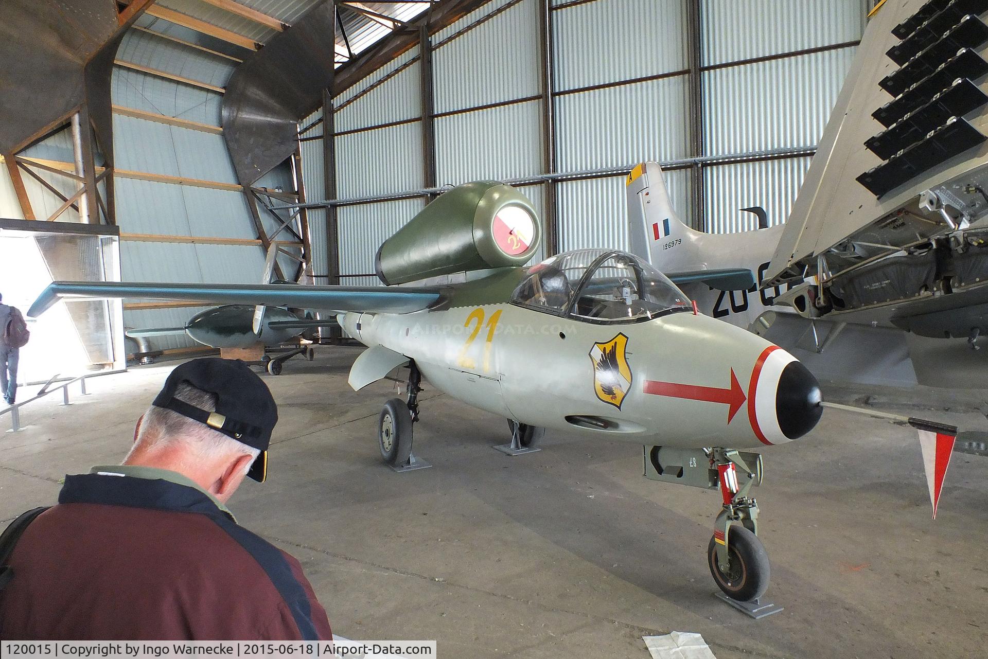 120015, Heinkel He-162A-2 Volksjager C/N 120015, Heinkel He 162A-2 'Spatz'/'Salamander'/'Volksjäger' at the Musee de l'Air, Paris/Le Bourget