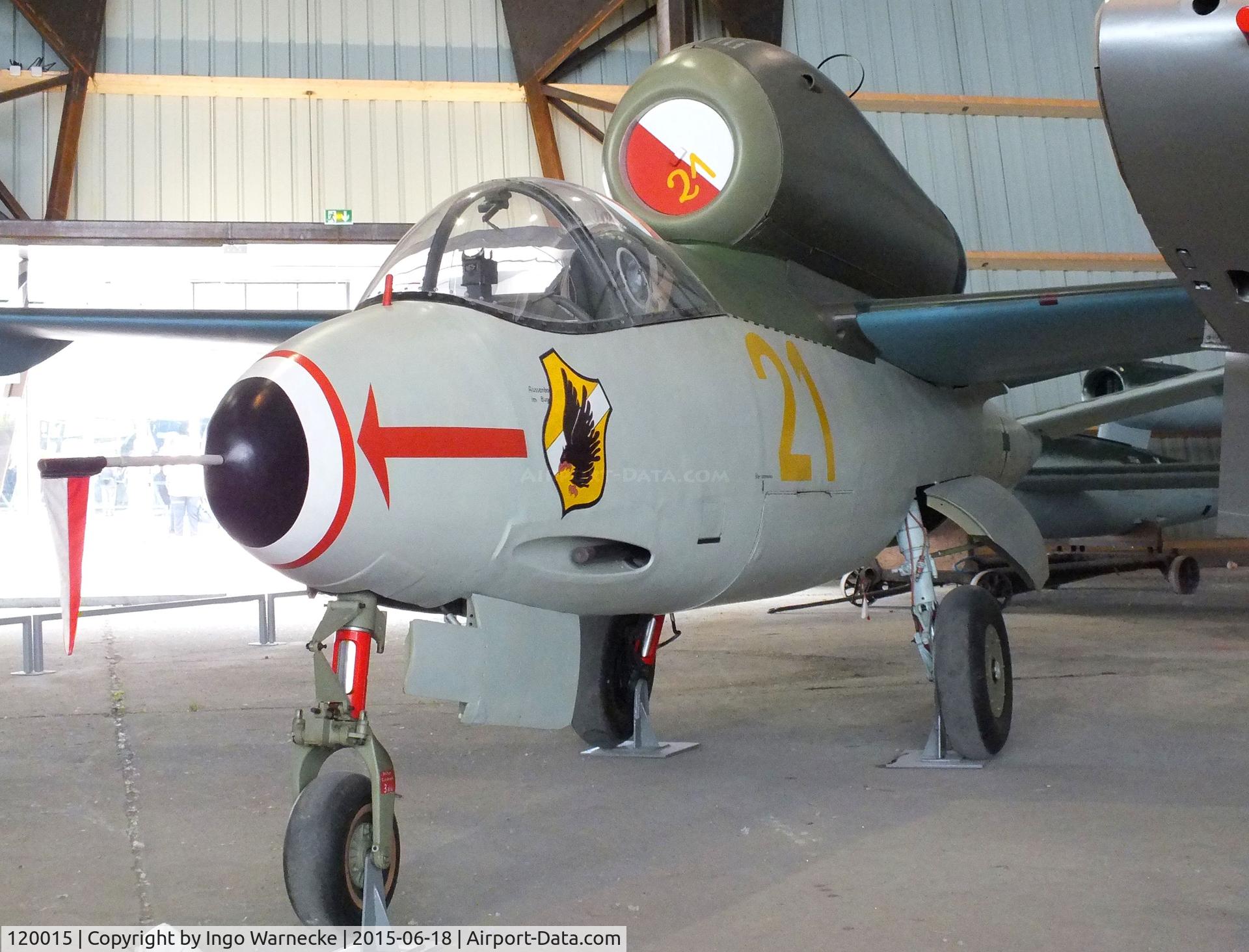 120015, Heinkel He-162A-2 Volksjager C/N 120015, Heinkel He 162A-2 'Spatz'/'Salamander'/'Volksjäger' at the Musee de l'Air, Paris/Le Bourget